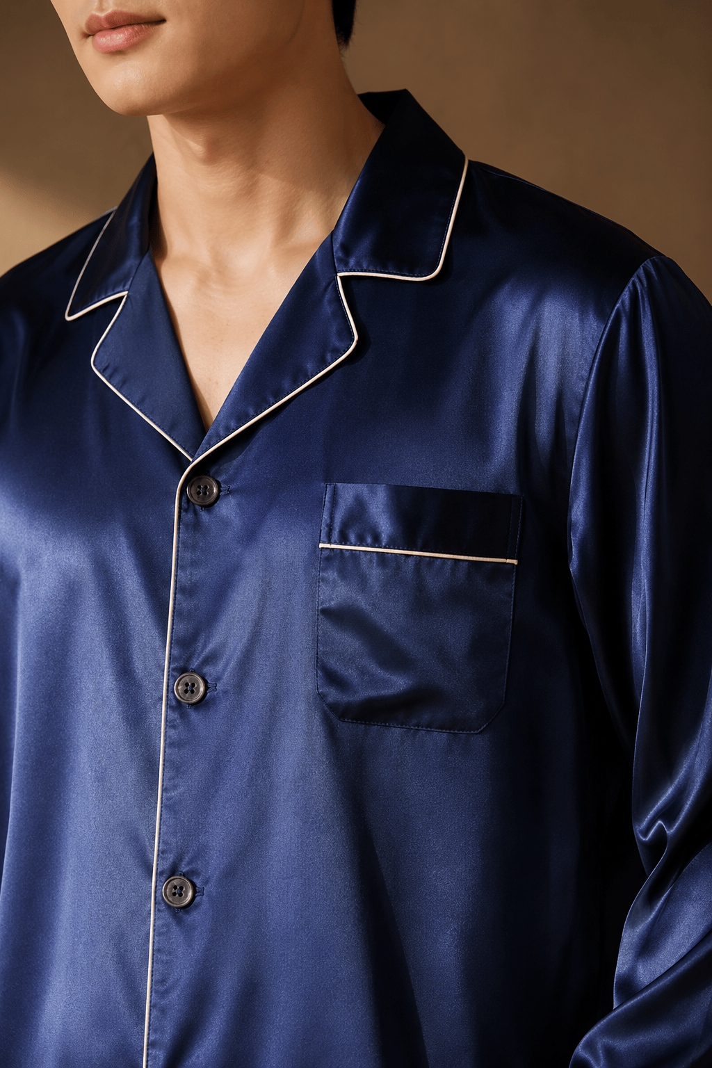 Pyjama long en soie homme | Signature