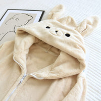 Pyjama polaire à capuche femme | Ours