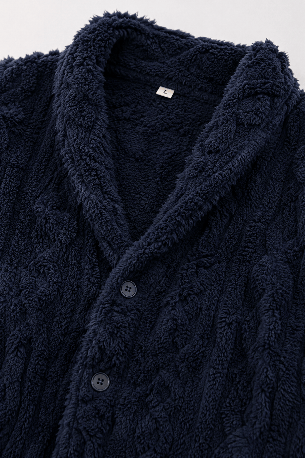 Pyjama polaire homme | Col V boutonné