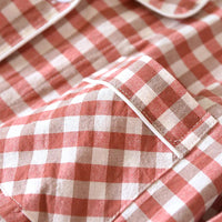 Pyjama rouge à carreaux femme | Noval