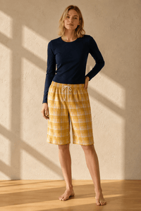 Short de pyjama à carreaux femme | Brise