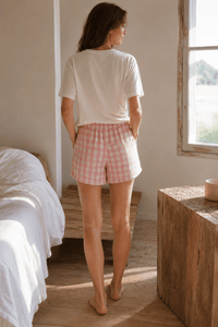 Short de pyjama à carreaux femme | Méline