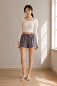 Short de pyjama en coton femme | Élyse