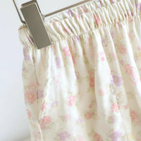Short de pyjama en coton femme | Imprimé Floral